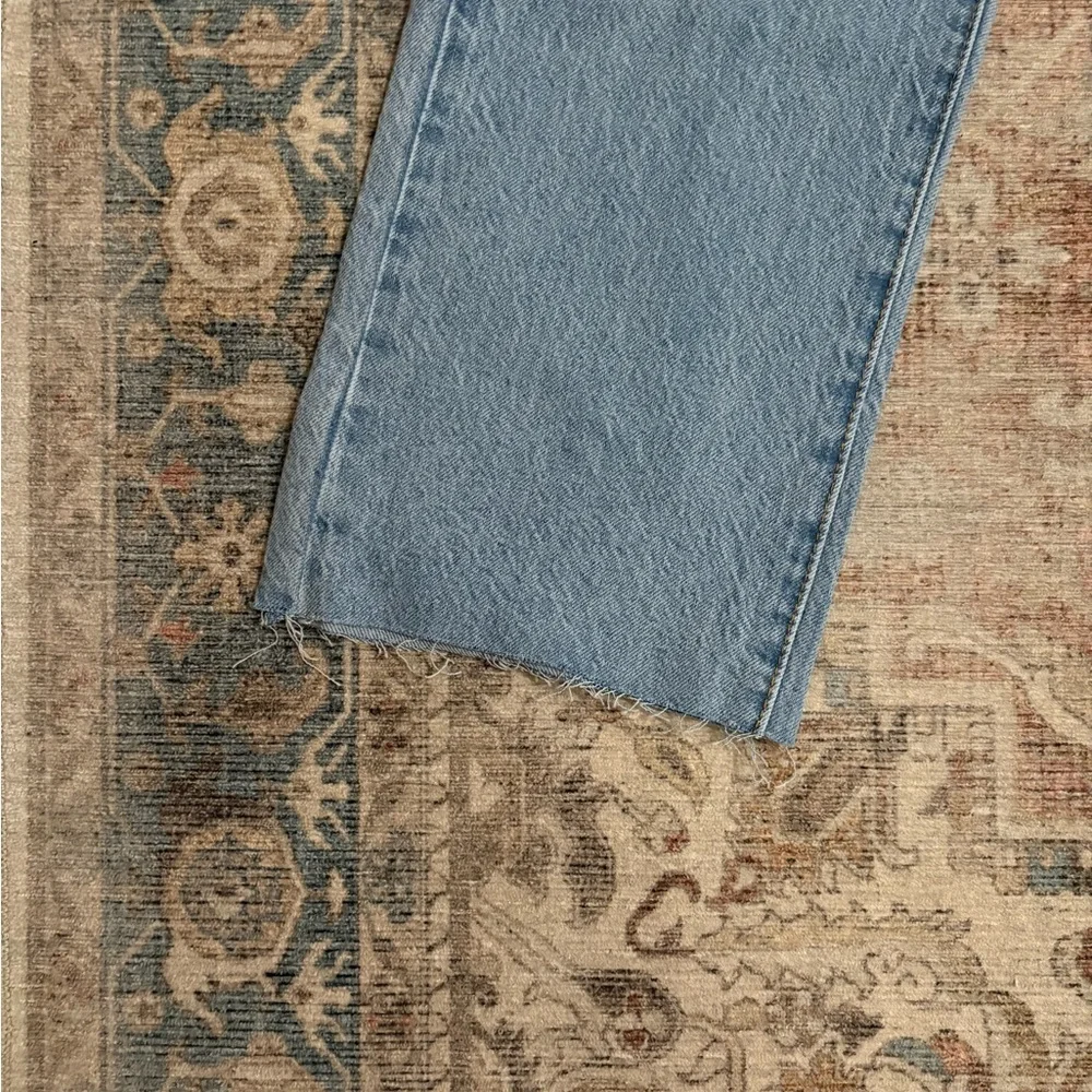 Rue21 Classic Blue Straight Leg Jeans Super High Rise - Picture 3 of 4